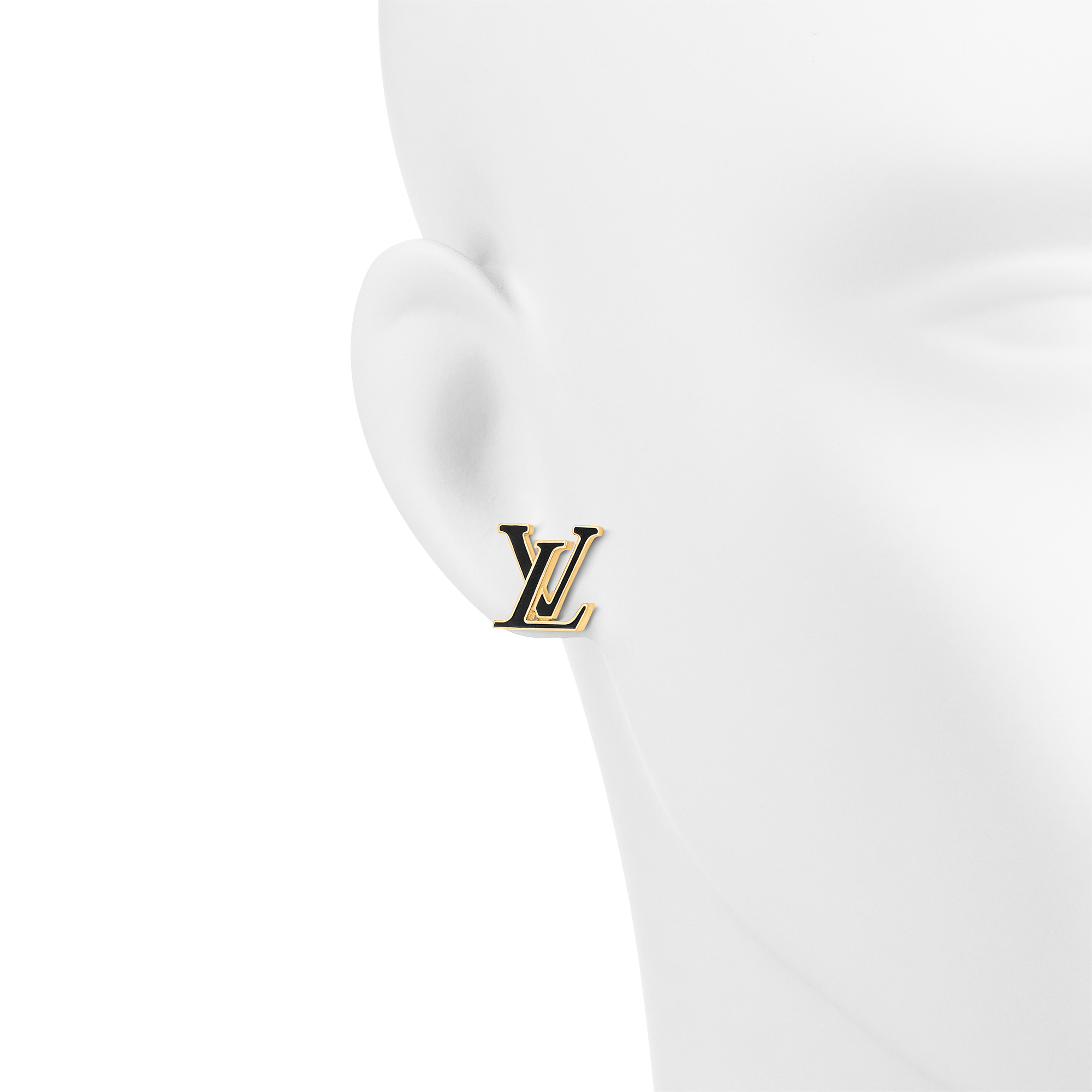 Lv hot sale logo earrings